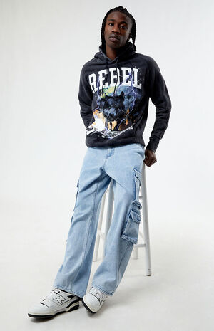 Rebel Pack Vintage Wash Hoodie image number 3