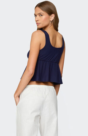 Alesia Tie Front Tank Top image number 5