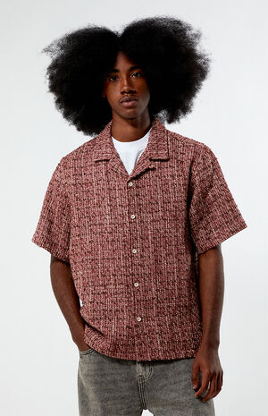 Woven Oversized Camp Shirt image number 1