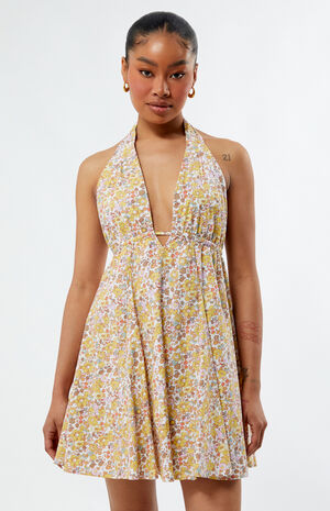 Halter Mini Dress image number 3