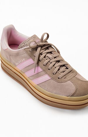 Women's Brown Gazelle Bold Sneakers image number 6