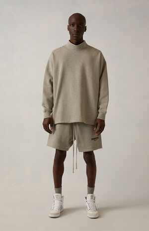 Dark Oatmeal Sweat Shorts image number 6