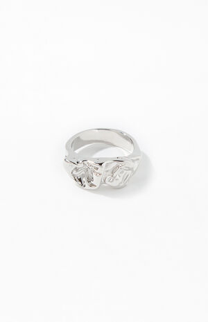 Silver Hammered Ring image number 1