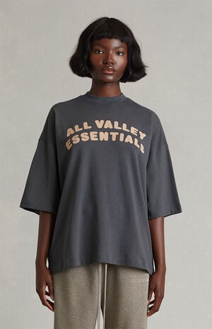 Women's Iron Gray Merch Mesh T-Shirt image number 2