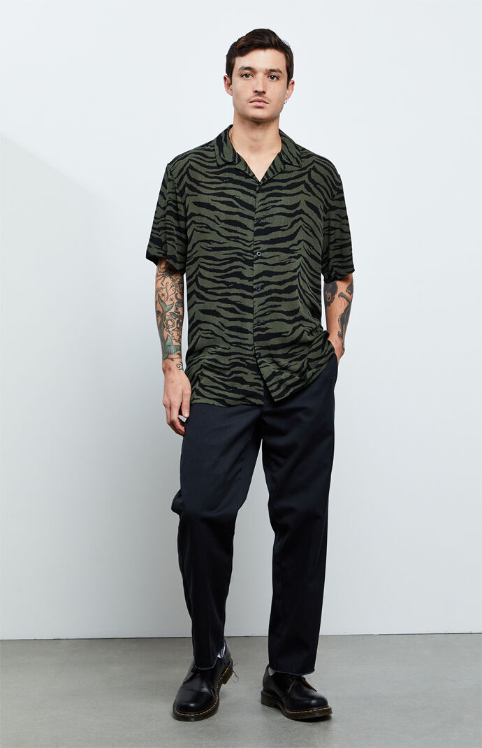 Harold Animal Print Camp Shirt