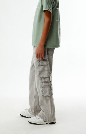 Baggy Jeans Cargo Gray image number 3