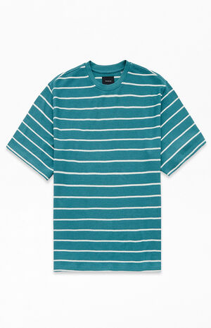 Green Island Textured Stripe T-Shirt image number 1