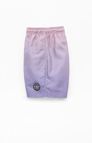 Purple Gradient Eco 4.5" Swim Trunks image number 3