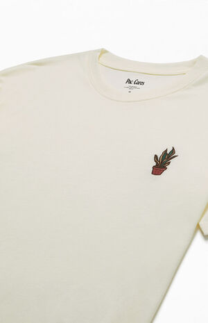 Eco Plant Embroidery T-Shirt image number 2
