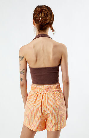 Vintage Wash Ribbed Halter Top image number 3