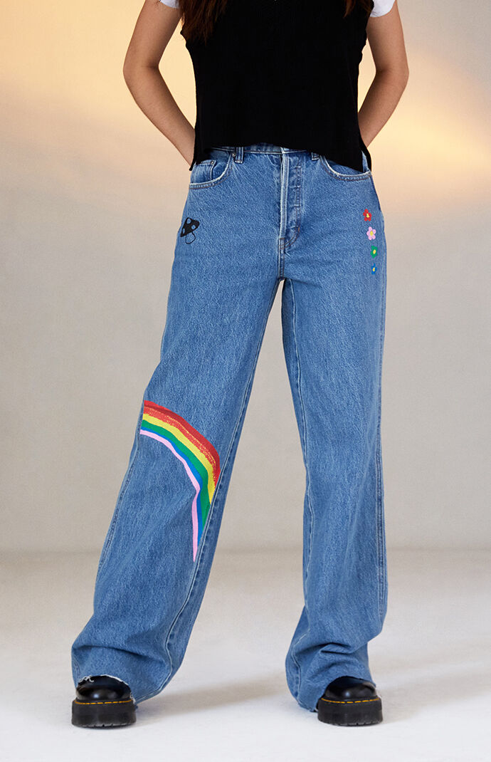 Jeans rainbow clearance