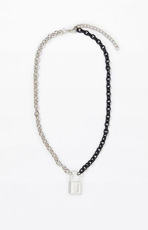 By PacSun Padlock Necklace image number 1