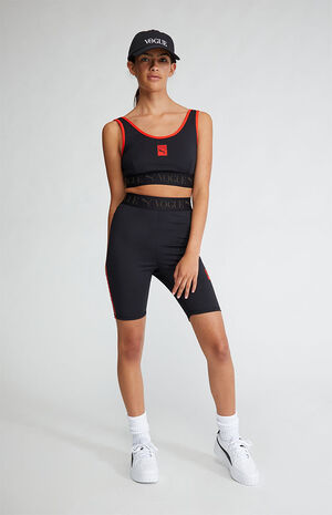 x Vogue Black Sports Bra image number 4