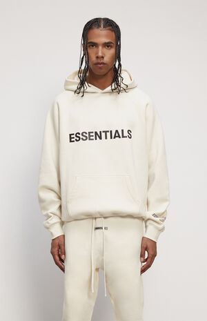 Fog Fear Of God Essentials Cream Hoodie Pacsun