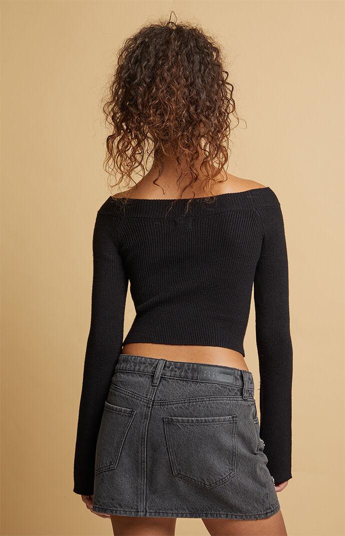Beverly and Beck Hallie Off-The-Shoulder Sweater