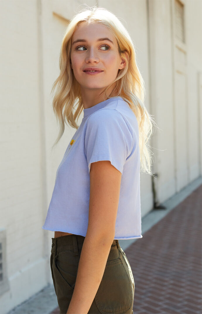 Helen Poppy Cropped T-Shirt