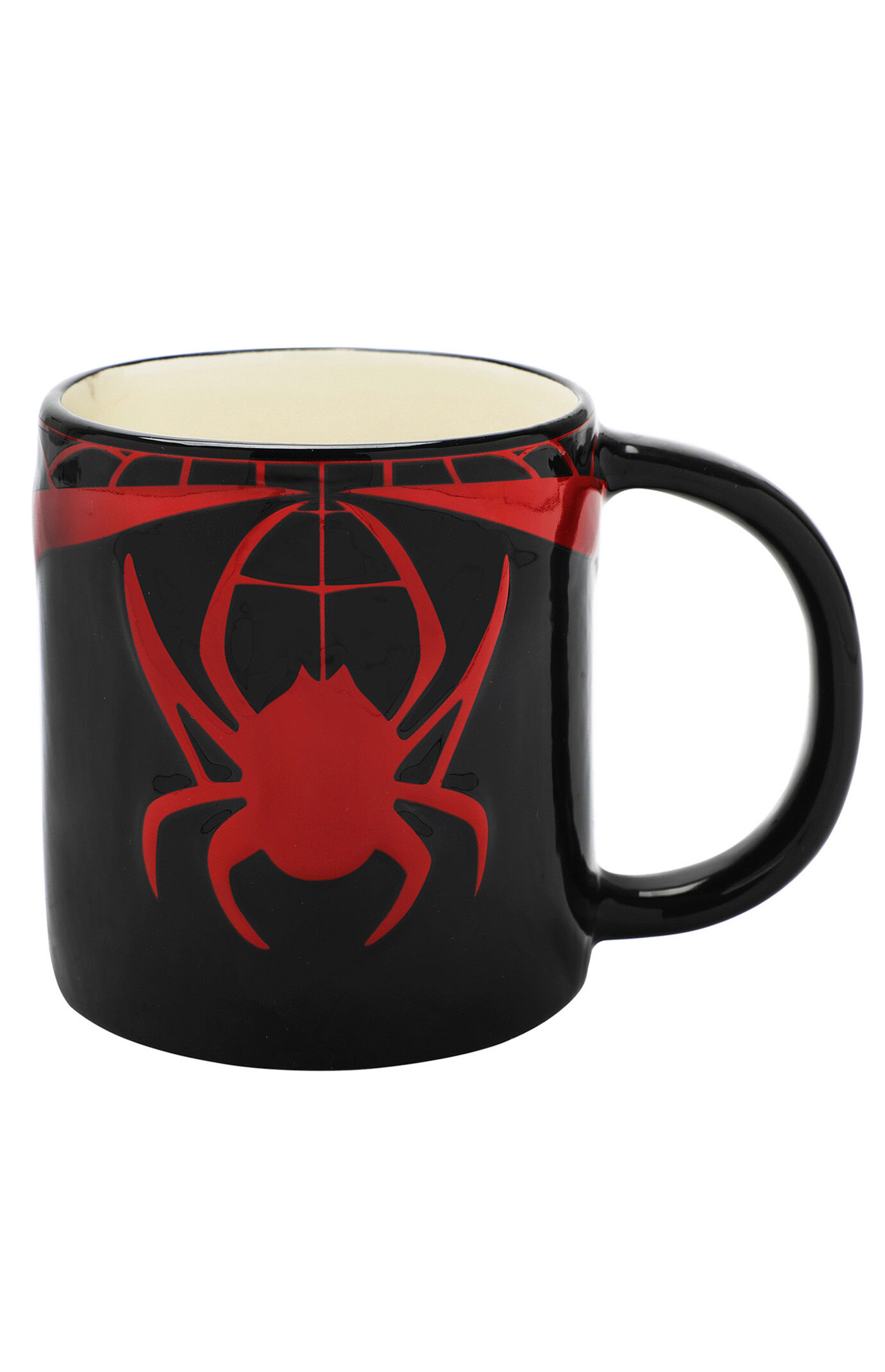 PacSun Marvel Spider-Man Spiders & Webs Black Ceramic Mug