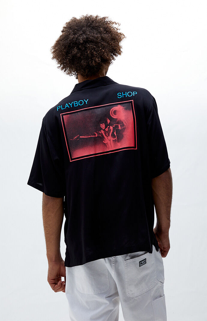Playboy By PacSun Cyber Shop Camp Shirt 