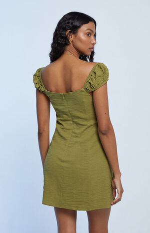 Keyhole Tie Front Mini Dress image number 3