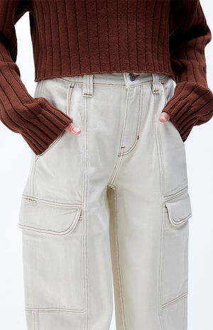 Bone Utility Cargo Baggy Pants image number 2