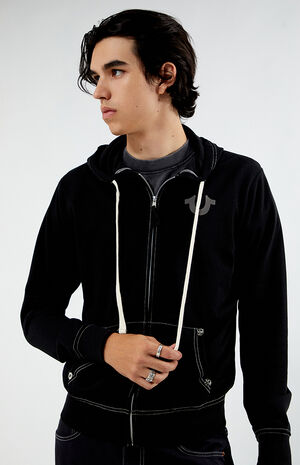 Big T Logo Full Zip Hoodie image number 3