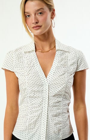 Sabrina Button Up Polo Shirt image number 5