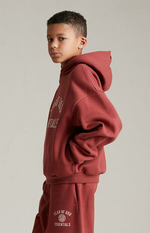 Kids Crimson Fleece Hoodie image number 3