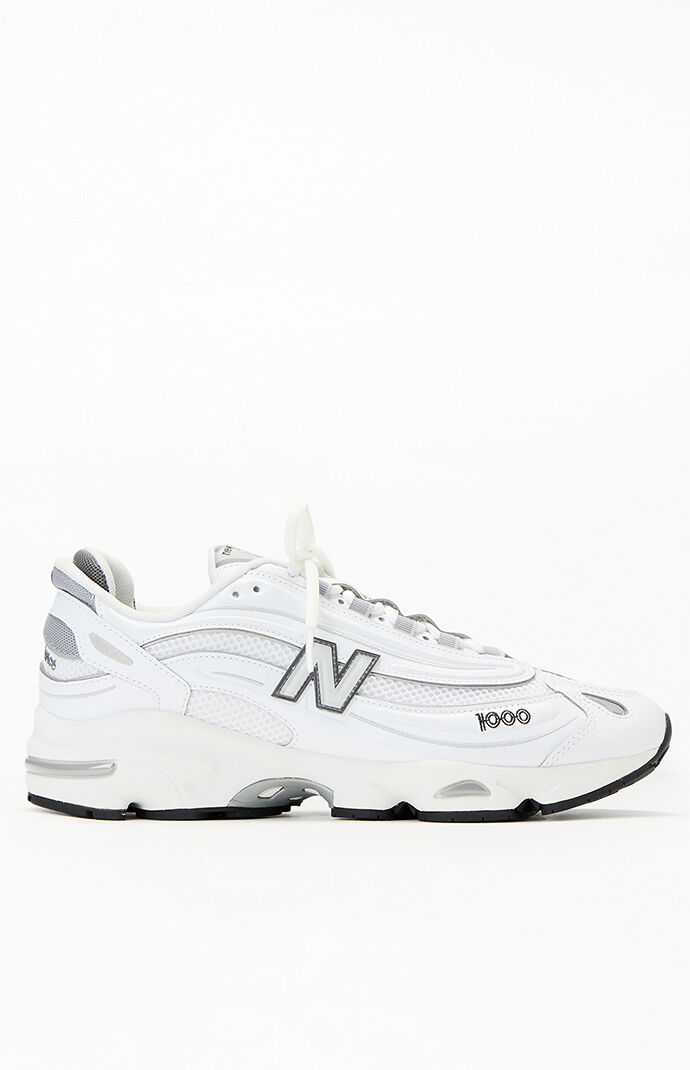 New Balance White & Grey 1000 Shoes | Pacsun