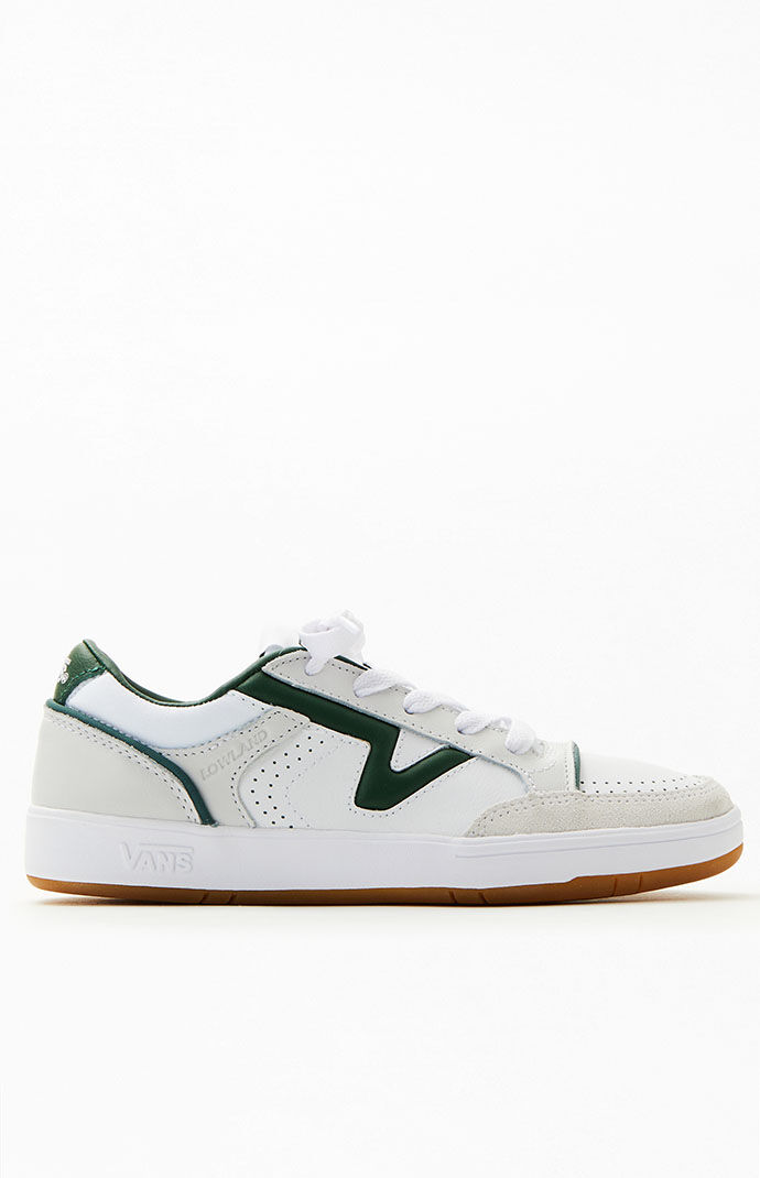 Vans leather court trainers discount