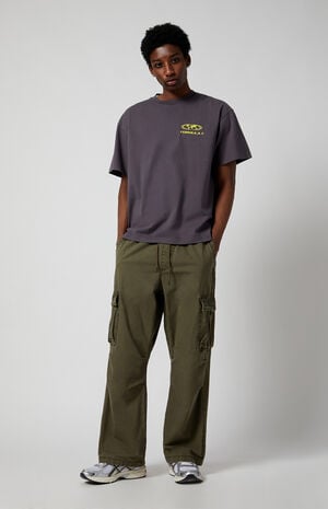 Olive Ripstop Extreme Baggy Cargo Pants image number 2
