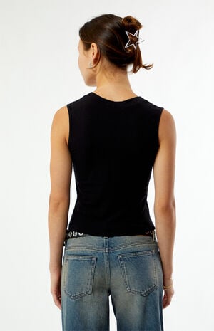 Aria Deep V Neck Tank Top image number 4