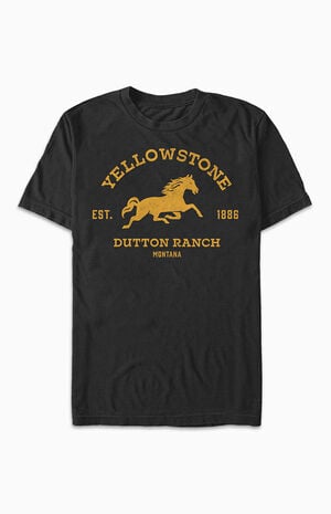 Yellowstone Dutton Ranch Badge T-Shirt image number 1