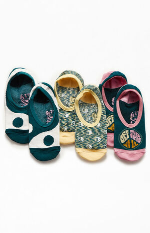 3 Pack Off The Wall Peace Canoodle Socks image number 1