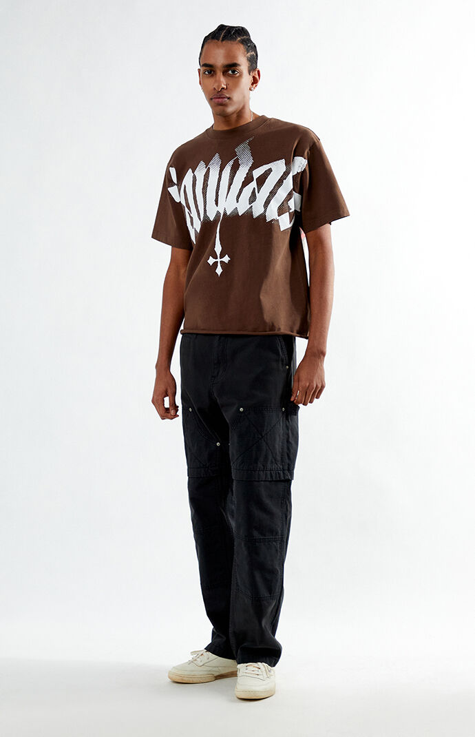 PERSONSOUL V-HEM TOP T-shirt y2k ブラウン Xineicy Women's Y2K Long Sleeve Henley Tops Casual T-Shirts