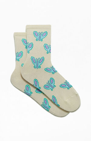 Butterfly Crew Socks image number 2