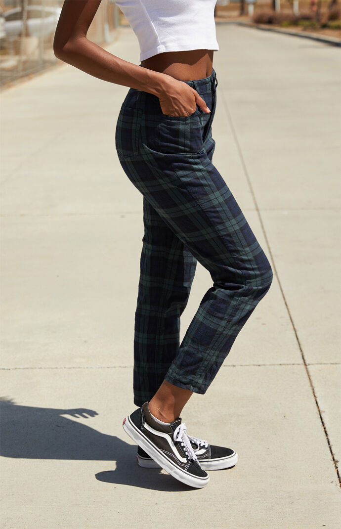 Jane plaid deals pants brandy melville