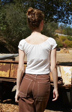 White Tie Front Top image number 3