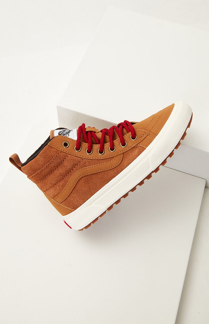 Vans Kids Light Brown Sk8 Hi MTE 1 Shoes PacSun