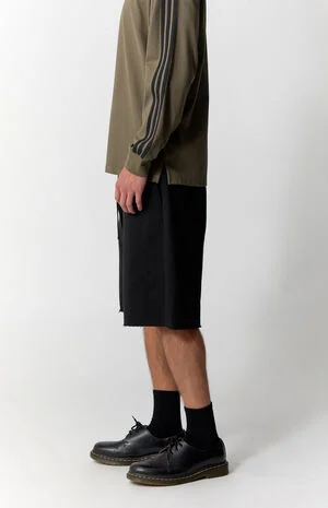 Black Fleece Volley Sweat Shorts image number 3