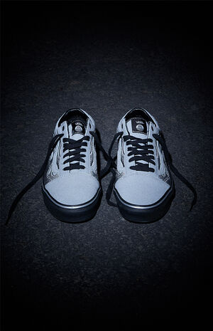 Vans x A$AP Worldwide Silver Reflective Old Skool Shoes | PacSun Vans x A$AP Worldwide Silver Reflective Old Skool Shoes | PacSun