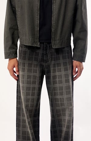 Blake Extreme Baggy Jeans Plaid Black image number 5