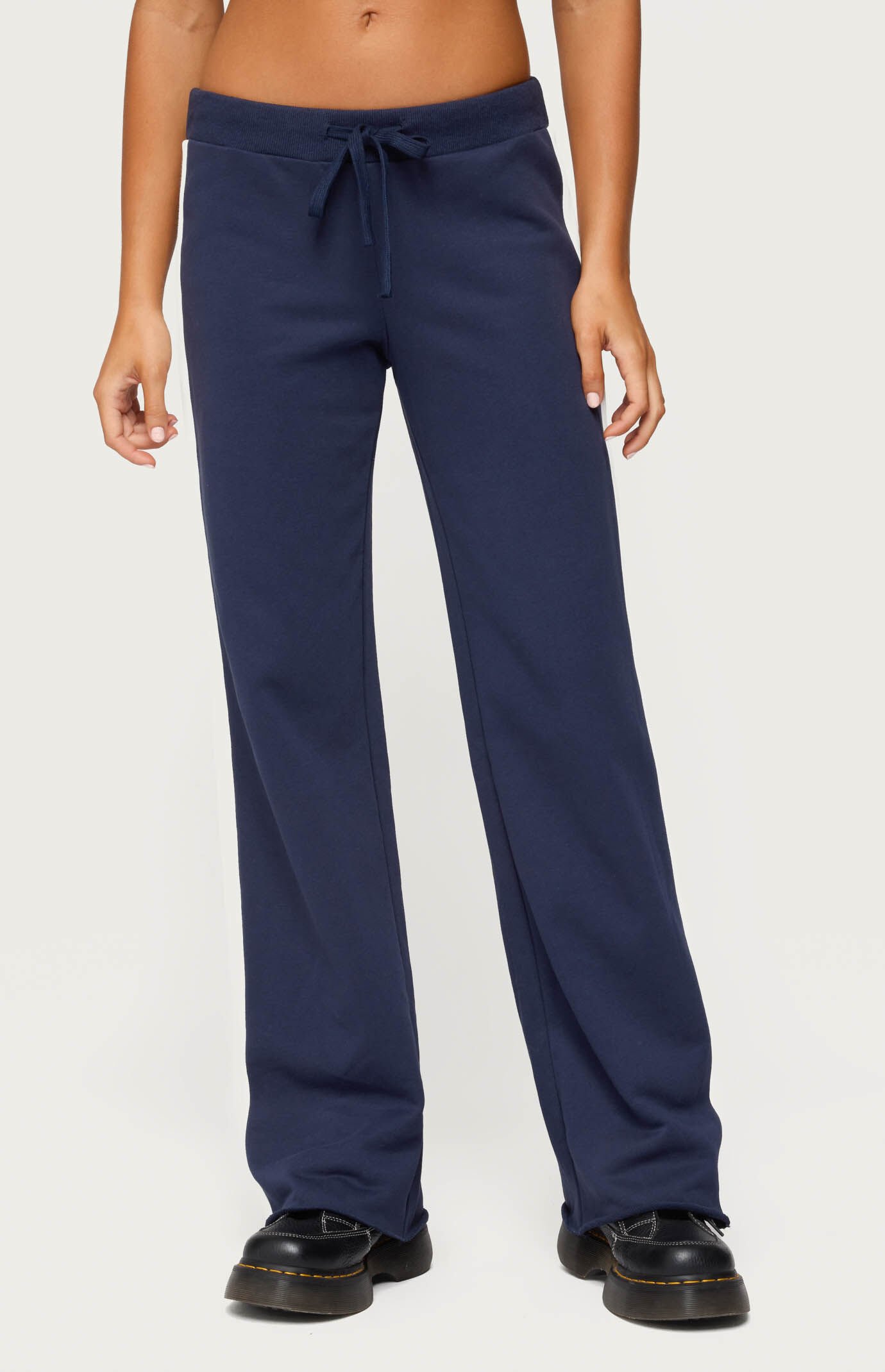 Edikted Baker Contrast Striped Sweatpants