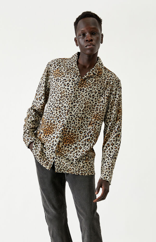 PacSun Leopard Resort Button Up Shirt | PacSun