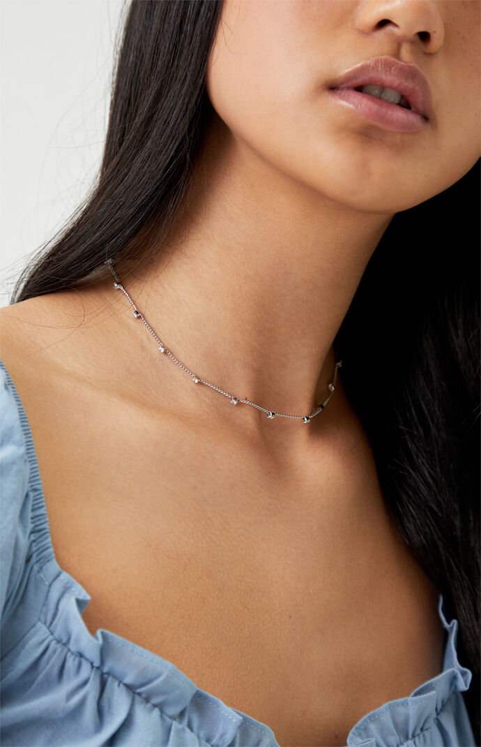 Rhinestone Choker Necklace