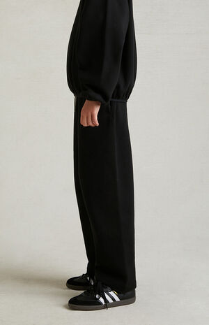 Essentials Black Lounge Sweatpants image number 4