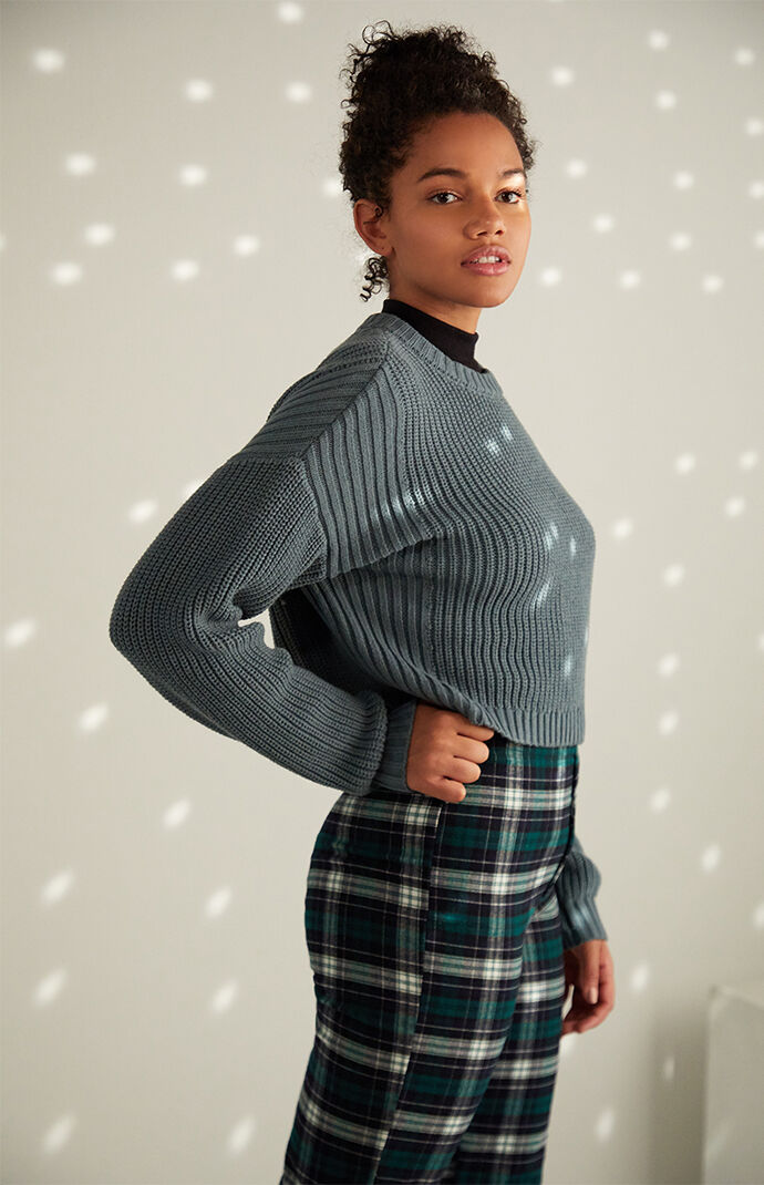 Basic Cinched Crew Sweater