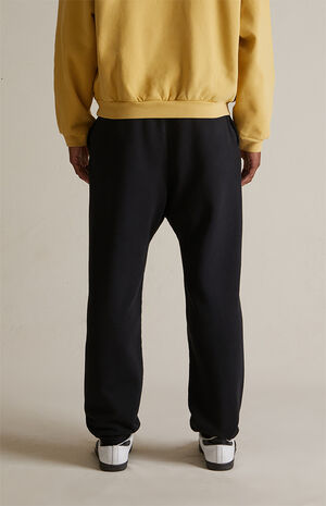 Black Heavy Fleece Sweatpants image number 6