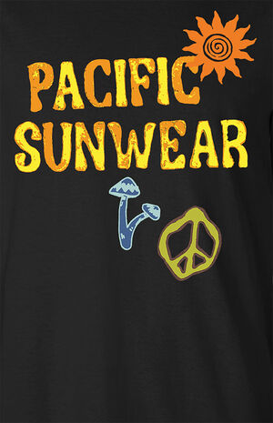 Pacific Sunwear Mushrooms Long Sleeve T-Shirt image number 2