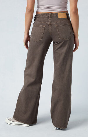 PacSun Eco Brown Low Rise Baggy Jeans | PacSun