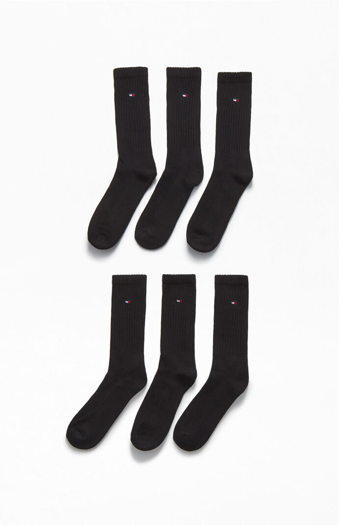 6 Pack Mini Flag Crew Socks